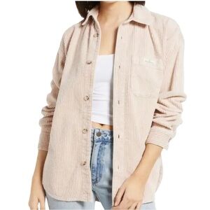 BDG pink corduroy Shacket